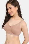Rosaline Cyber Grove Everyday Double Layered Non Wired 3/4th Coverage T-Shirt Bra (Pack of 2) - Multicolor — thumbnail 8